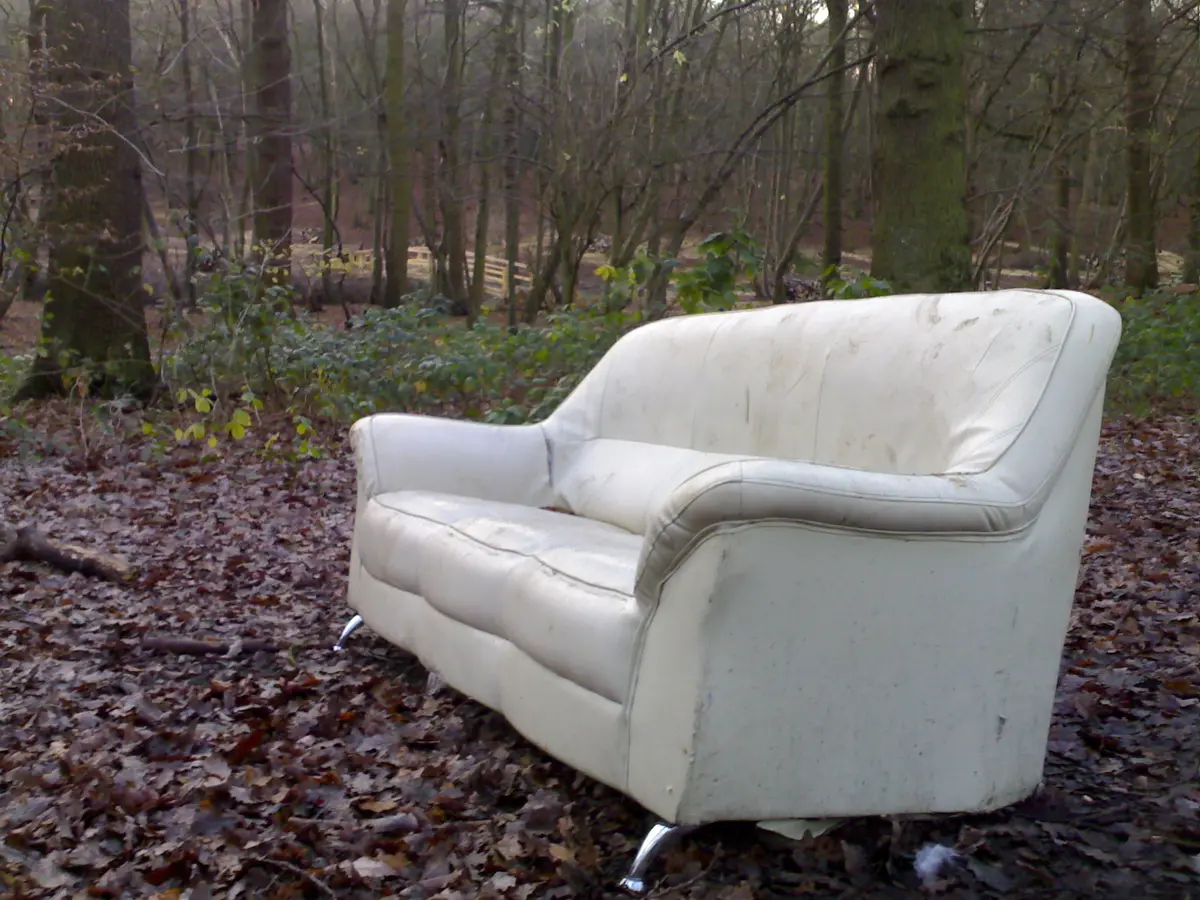 Sofa disposal in 2026: POPs rules and the fire label trap